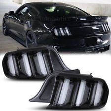 LED Sequential Tail Lights For 2015-2022 Ford Mustang Euro Style Brake Lamps  picture