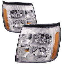 Fits 03-06 Cadillac Escalade HID Xenon Headlights Pair Set Headlamps picture