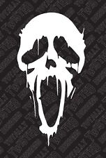 Ghostface Scream vinyl decal sticker Car Truck Horror Scary Ghost Face Jason picture