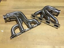 FOR Ford Mustang 281 Twin Turbo Headers 4v 4valve cobra V8 4.6L SALEEN GT SHELBY picture