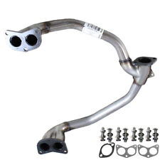 Front Y-Pipe with bolts fits: 93-06 Baja Forester Impreza Legacy Outback 9-2X picture
