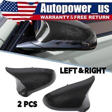 Fits BMW M3 F80 M4 F82 F83 Carbon Fiber Style Side Rear Mirror Cover Cap 2015-19 picture