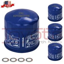 4 Pack OEM Genuine Honda Engine Oil Filters 15400-PCX-004 With Washers Gaskets picture