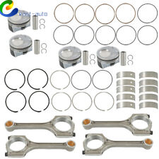 For Hyundai Kia 2.0L 2014-2018 Engine Piston Kit Connecting Rod Main Bearings picture
