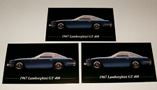 ★★3-1967 LAMBORGHINI GT 400 PHOTO PRINT MAGNETS 67 68 69 GT400 ★★ picture
