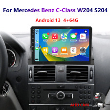 4-64G Android13 For Mercedes Benz C-Class W204 S204 Carplay Car Stereo Radio GPS picture