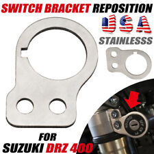 For Suzuki DRZ 400 SM Supermoto Key Ignition Switch Relocation Bracket Stainless picture