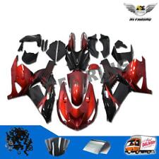 WOO New ABS Red Black Injection Fairing Fit for Kawasaki 2006-2011 ZX14R b001 picture