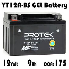 YT12A-BS Motorcycle 12V Sealed GEL Type Battery 9Ah ATV UTV PWC Power Sports picture