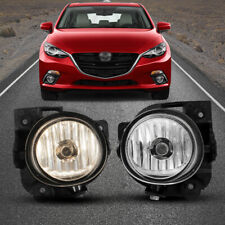 Clear Lens Fog Lights Driving Bumper Lamps for 2006-2011 Mazda 3 6 CX-5 CX-7 picture