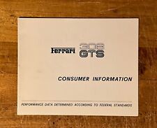 Ferrari 308 GTS | Consumer Information | (149/77) | Factory Original | 1977-1979 picture