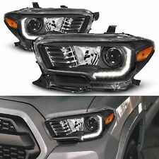For 2016-22 Toyota Tacoma TRD w/ LED DRL Black Projector Headlights Headlamps US picture