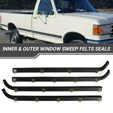 Door Window Seal Belt Weatherstrip Kit For 1987- 1997 Ford F150 F250 F350 （4PCS） picture