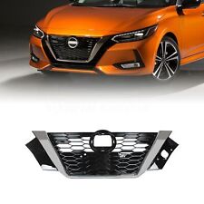 For 2020-2021 Nissan Sentra Grill Front Bumper Upper Grille Black ＆ Chrome picture