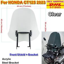 C30 Clear Wind Shield For Honda Trial Hunter CT125 Ct 125 Abs Plastic 16 inch picture