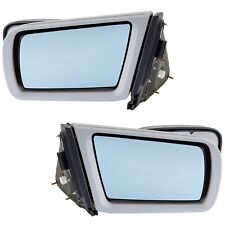 Mirror Set For 1994-2000 Mercedes Benz C280 Heated Manual Folding Left and Right picture