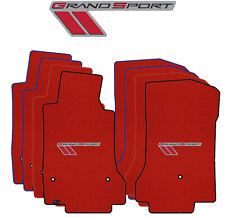 Lloyd Velourtex Front Row Carpet Floor Mat for 07-13 Corvette (#L3374) Torch Red picture