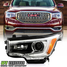 For 2017-2019 GMC Acadia w/LED DRL Chrome Halogen Headlight Headlamp Driver Side picture