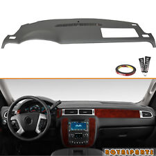 Gray Dashboard for 2007-2014 Chevy Tahoe Suburban Yukon Avalanche Cover Overlay picture