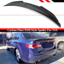 FOR 2009-14 ACURA TSX CU2 CABON FIBER PSM STYLE HIGHKICK TRUNK LID SPOILER WING picture