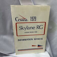 1979 Cessna R182 Skylane RG Pilot's Information Manual picture