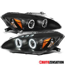 Fit 2000-2003 Honda S2000 AP1 Dual Halo Led Black Projector Headlights picture