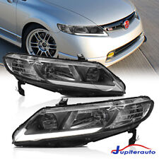 Pair LED DRL Headlights Lamps For 06-11 Honda Civic FA Sedan 4DR LH+RH picture