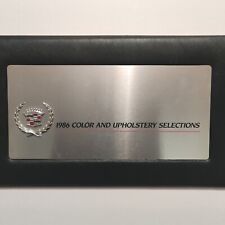 RARE 1986 Cadillac Collector Upholstery Dealer Merchandise Album Large NICE picture