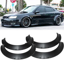 Black CONCAVE Fender Flares Extension Extra Wide Body Kit For Saab 9-3 1999-2001 picture