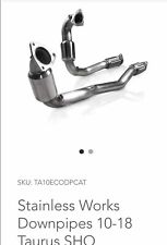 Stainless Works Downpipes 10-18 FORD Taurus SHO  picture