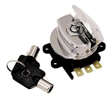 V-Factor 15010 Chrome Side Hinge Ignition Switch fr Softail Road King Wide Glide picture