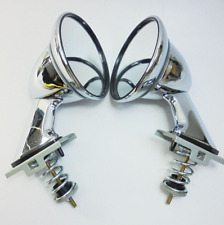 FOR 1954–1963 Mercedes-Benz 300 SL Gullwing CHROME BULLET FENDER MIRRORS PAIR picture