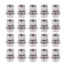 20PCS Chrome 12x1.5 Wheel Lug Nuts Mag Seat Washer for Lexus Scion Toyota Camry picture