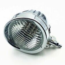 Motorcycle High /Low Beam Headlight Head Lamp Retro Head light Custom Universal picture