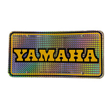 Vintage Yamaha Motorcycle License Plate USA Advertising Vanity 70s 80s picture