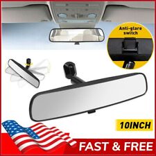 Universal Inner Inside Interior 10 Inch Rearview Rear View Mirror w/Adhesive Kit picture