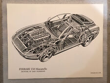 Ferrari 550 Maranello Cutaway- S.Yoshikawa Rare Stunning Car Poster Own It picture