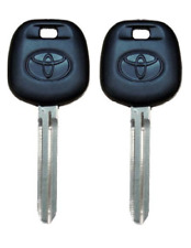 2 Transponder Key Blank with 4D67 4D-PT chip for Toyota Truck and all size SUV's picture
