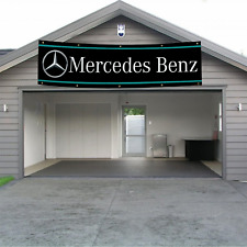 Mercedes Benz AMG 2x8 FT Banner Racing Flags Car Show Garage Wall Man Cave Decor picture