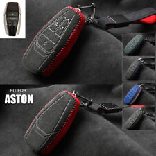 Alcantara Leather Key Fob Case Cover Fit for Aston Martin Superleggera DB11 DBS picture