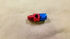 Professional Products Blue and Red -6AN to -6AN Fuel Pressure Take-Off Fitting picture