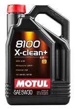 For Motul 8100 X-CLEAN + 5W30 - 5L - Fully Synthetic Engine Motor Oil picture