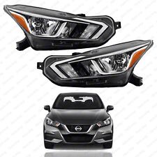For 2020 2022 Nissan Versa Headlight Assembly Left Driver Right Passenger Pair picture