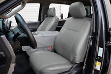FORD F-250 F-350 2011~2016 GREY IGGEE CUSTOM MADE FIT FRONT SEAT COVERS picture