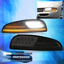 For 97-04 Chevy Corvette C5 Smoke Sequential LED Signal Lamp Bumper Corner Light picture