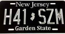 New Jersey NJ Any State Car Tag Your Text Diamond Etched Front License Plate picture