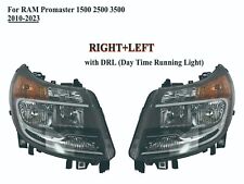 Pair Right+Left Side Headlight with DRL for 10 to 23 RAM Promaster 1500 2500 350 picture