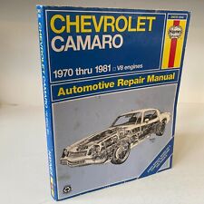 Haynes 24015 Automotive Repair Manual Chevrolet CHEVY CAMARO 1970-1981 V8 Z28 picture