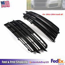 Front Bumper Grille Fog Light Cover Grill Trim For  Audi A7 2011 2012 2013 2014 picture