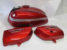Suzuki GT750  Show quality  Tank & Side Cover  1975   candy orange picture